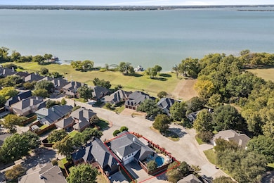 Aerial view of property's location just up from Lake Ray Hubbard