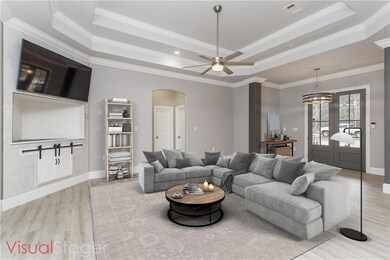 Virtually Staged living room