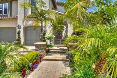 Custom wrought iron gate entrance