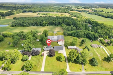 Drone / aerial view of a nearby body of water