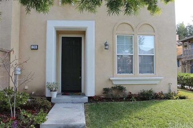 The entry to this lovely home.