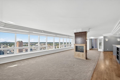 Note the Minneapolis skyline off in the distance! Trayed ceiling adds to the gracious feel of this special property.