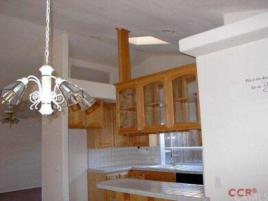 Kitchen with skylight