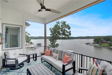 Beautiful lakeview from upper deck.