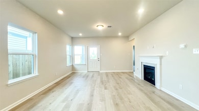 The Kettering II- Family Room with Gas Fireplace