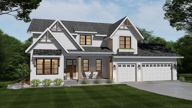 Rendering of previously built home. Not picture of actual home.