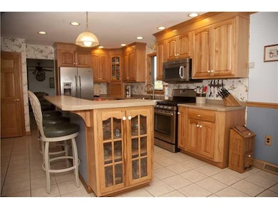 Kitchen. Plenty of storage  Double level island