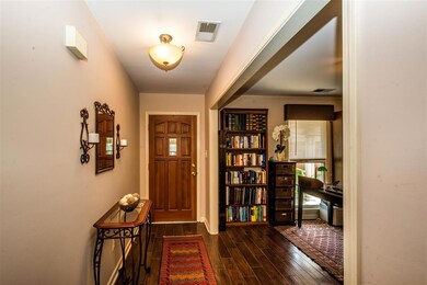 Tile Floors, Warm-Neutral Paint Color and The Entr
