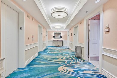 Hall with elevator