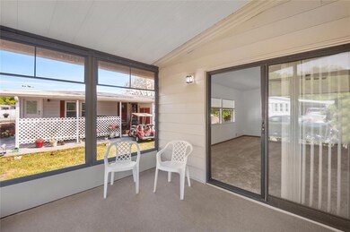 Relaxing screened porch