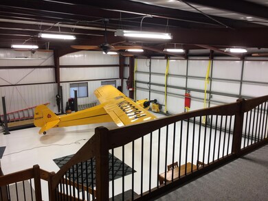 Hangar, epoxy floor