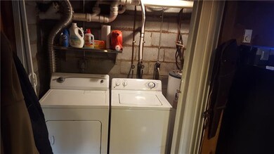 Laundry in basement
