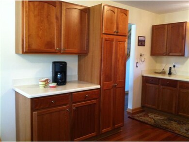 Kitchen Upgraded cabinets include some roll out sh