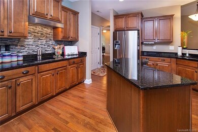 Pretty cabinets, granite, backsplash, and stainles
