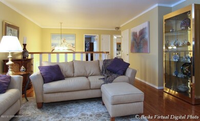 upstairs living and hall