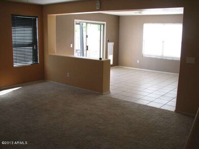 Large dinning area off living room