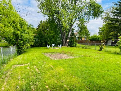 Fenced back yard