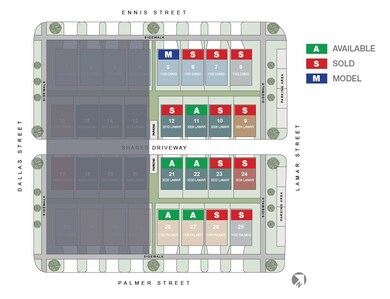 1106 Palmer is lot #27 dont forget to visit staged model 1109 ennis
