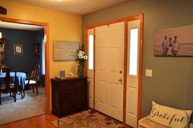 Spacious entryway.