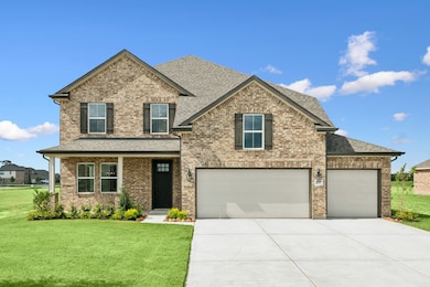 Gorgeous El Paso home design with elevation TA built by K. Hovnanian Homes in beautiful Cane Crossing.