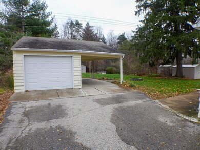 Detached Garage and carport
