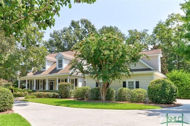 Mature luscious landscaping add to the beauty of t