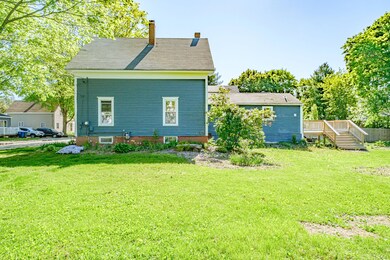 Side view from yard