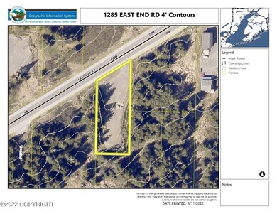 1285 EAST END RD 4' Contours