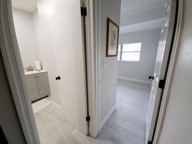 Hall to room and bedroom
