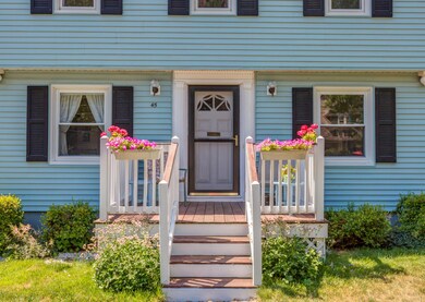 Welcoming front porch