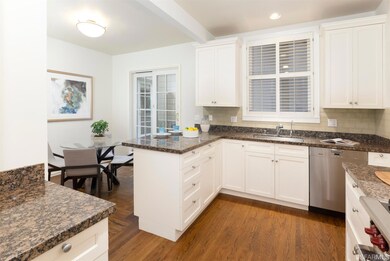 Remodeled kitchen, eating area and sliding doors t