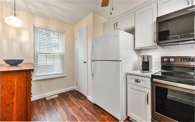 Next to the Fridge is a good sized Pantry. And, th
