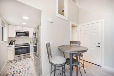 Dining area and kitchen