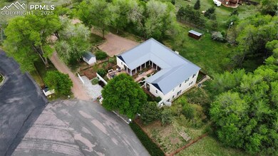 Aerial view of property's location