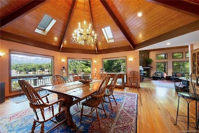 Octagon Dining Room addition 2004. Opens to Kitche
