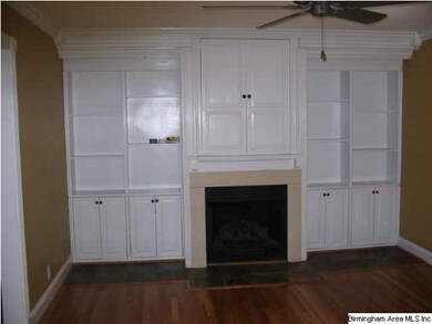 Fire place in living room