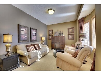 The living room/study has fantastic natural light.