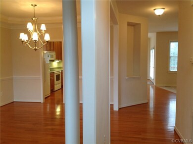 View from Interior Front of Home into Formal Dinin