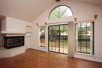 Family room and gas fireplace