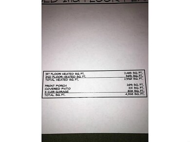 Heated and Total Square Footage of Home