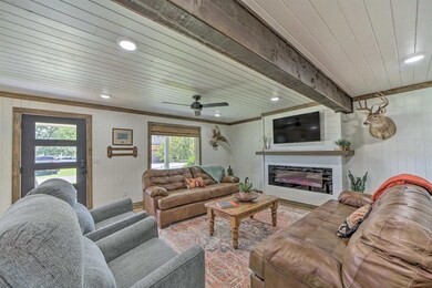 Living area featuring healthy amount of natural li