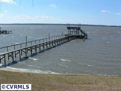 View of pier before storm.