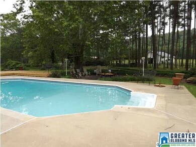Recently built pool and new deck with a fire pit o