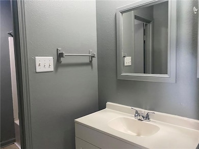 New vanity in the bathroom