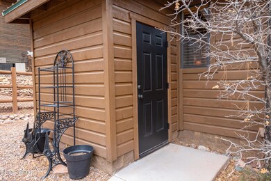 Storage unit off back deck