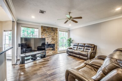 Living room w/chimney view