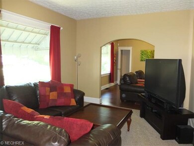 Living room with picture window.