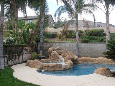 Custom Rock Pool with cascading waterfall.  No nei