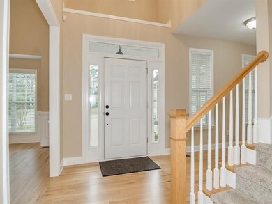 Two story foyer