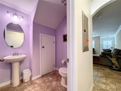 First floor half bath